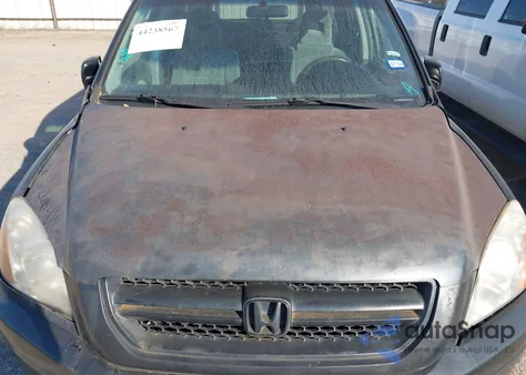 2003 Honda Pilot Ex from USA, damaged, VIN 2HKYF184X3H547587